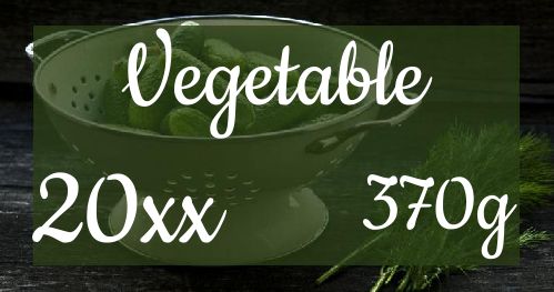 Label Jam Green free template