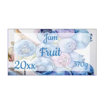 label jam blueberry fruit blue 