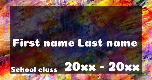 Label Notebook School Drawing template