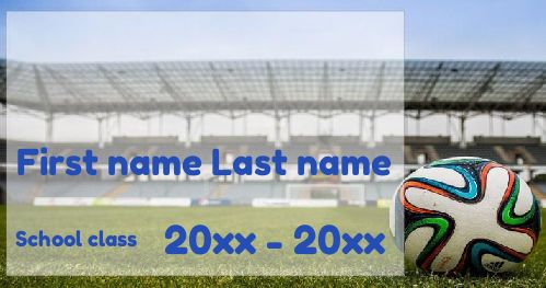 Label Notebook School Soccer Sport template