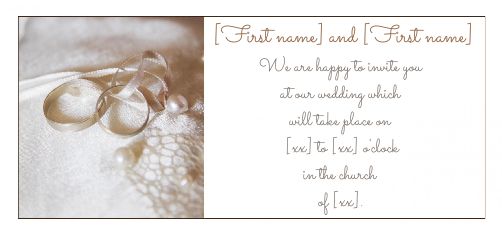 Wedding Announcement free template