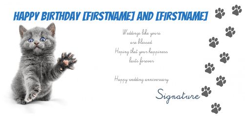 Wedding Cat Nuptials virtual free