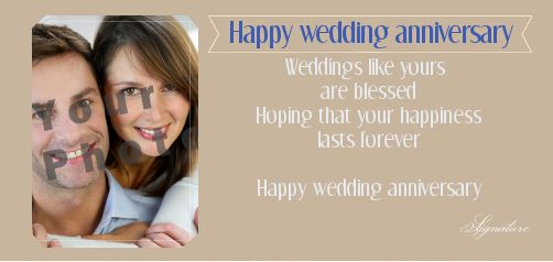 Wedding Nuptials with photo template