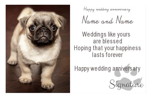 Wedding Dog Nuptials free template