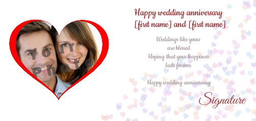 Wedding Nuptials with photo template