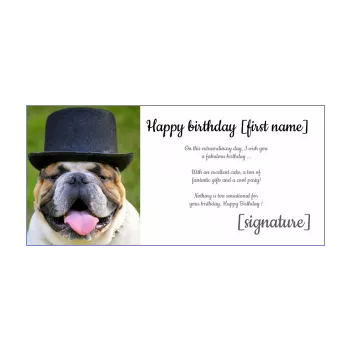 funny happy birthday card dog animals 