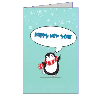 Card Wishes Best New Year template