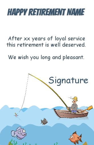 Card Congratulations Wishes Retirement Peach free template