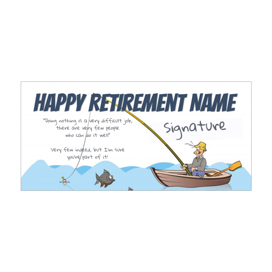 card congratulations wishes retirement peach fish free