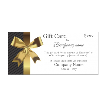 Gift card free template - printable card - Greetings-Discount