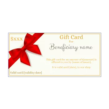 card gift red ribbon 