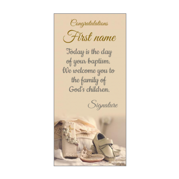 Baptism congratulation card free template on Greetings-Discount