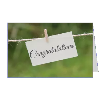 Card Congratulations Label Birth Baby template