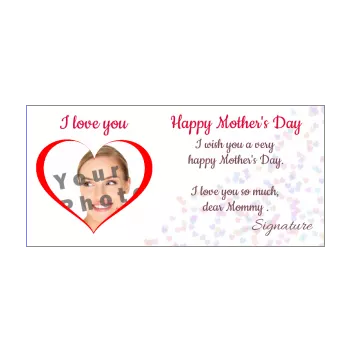 card mom party heart red 