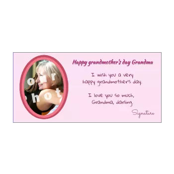 card grandmother party rose 