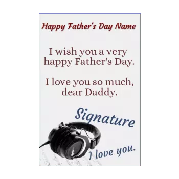 card dad party grey music 