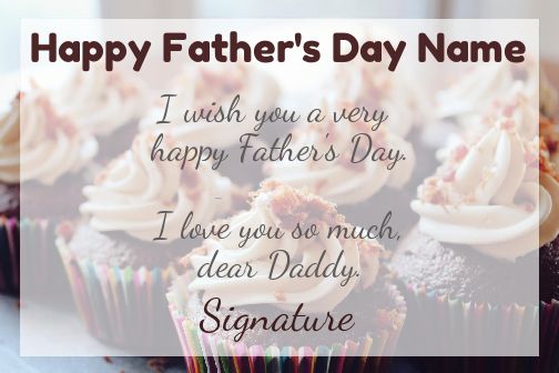 Card Dad Party Cake Chocolade virtual free