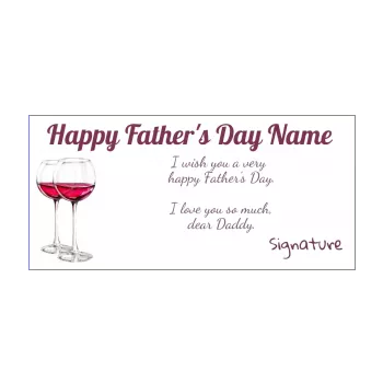 card dad party mauve wine 