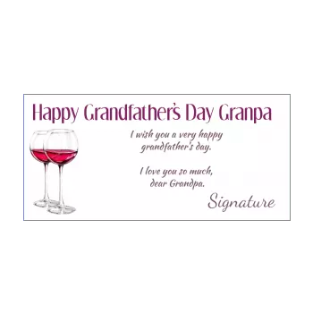 card grandfather party mauve red wine alcohol 