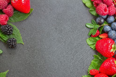 Card Raspberry Strawberry Wishes Party free template