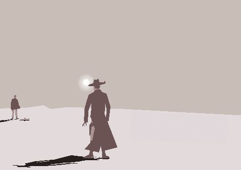 Verso Card Wishes Party Brown Cowboy with photo virtual