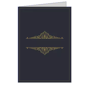 Card Wishes Party Elegant First template