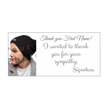 card thanks thank you white 