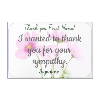 card thanks flower rose thank you 