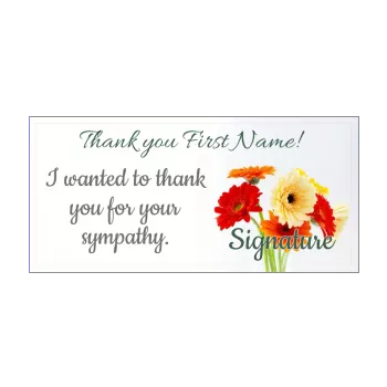 card thanks flower red thank you yellow 