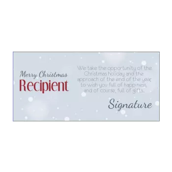 happy card wishes christmas envelope grey snow star 