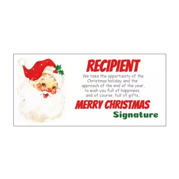 happy card wishes christmas red santa claus 