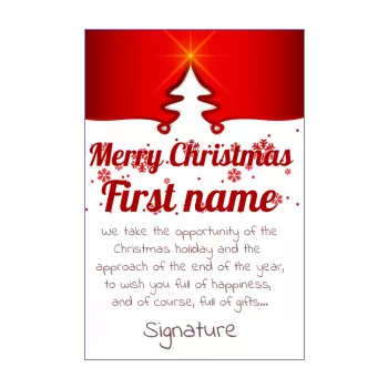 happy card wishes christmas fir red star 