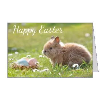 Card Wishes Easter Party Egg template