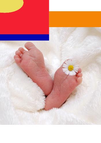 Card Thanks Birth Baby Boy free template