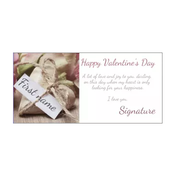 card wishes valentine s day heart mauve rose 