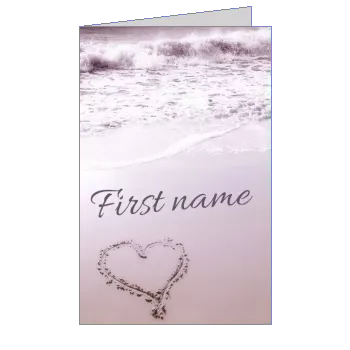 Card Wishes Valentine S Day template
