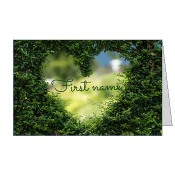 Card Wishes Valentine S Day template