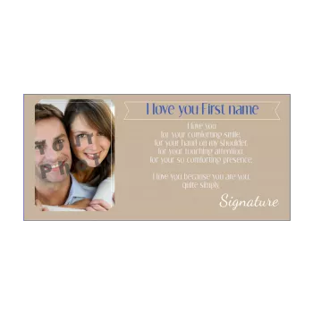 card wishes brown love 