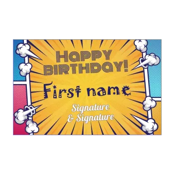 happy birthday card manga drawing japan 