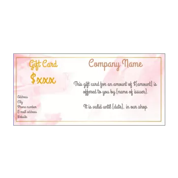 card gift pastel brown rose 