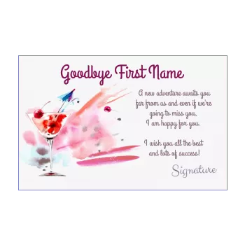 Printable New Job Card/goodbye Card/farewell Card for 