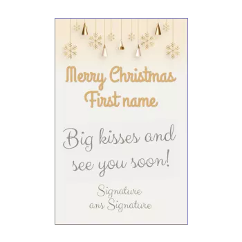 happy card wishes christmas golden star 