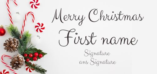 Happy Card Wishes Christmas Candy free template
