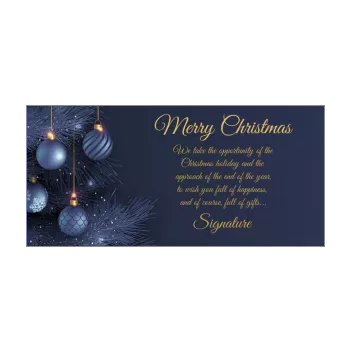 happy card wishes christmas ball blue fir 