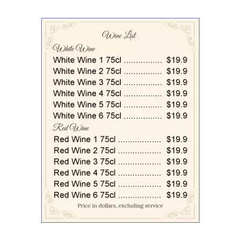 card restaurant beer elegant wine yellow alcohol 