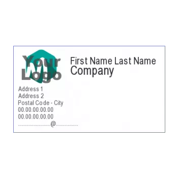 business card white 