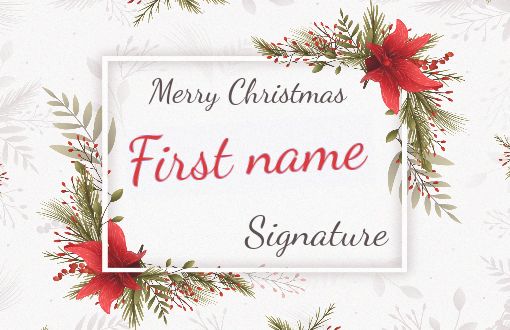 Happy Card Wishes Christmas Fir free template
