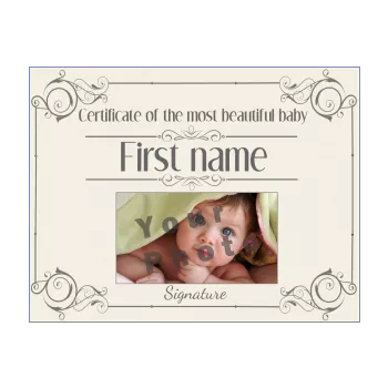 certificate birth baby boy girl 
