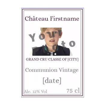 label bottle communion mauve white wine 