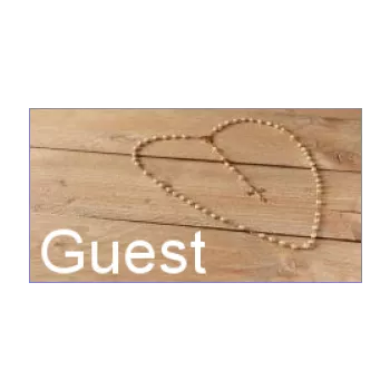 favor label gift communion heart brown cross wood 